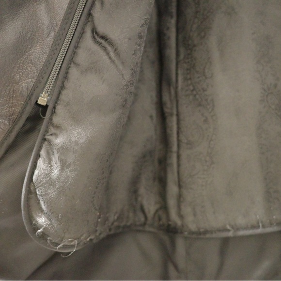 Danier Italian Leather Jacket Black Size US M - Picture 4 of 9